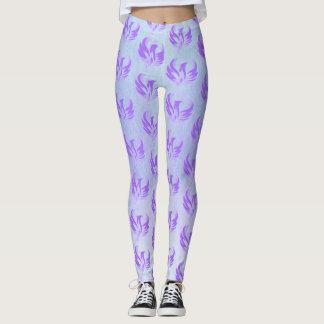 Ich bin violetter Flammenfeuervogel - Heilige Weib Leggings