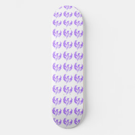 Ich bin violetter Flammenfeuervogel - Heilige Weib Skateboard