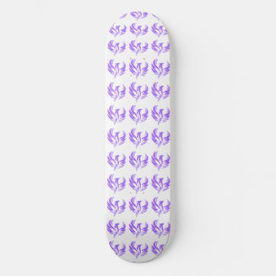 Ich bin violetter Flammenfeuervogel - Heilige Weib Skateboard