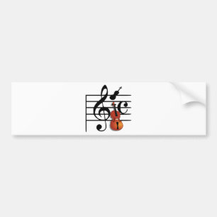 Ich bin Violin_ Autoaufkleber