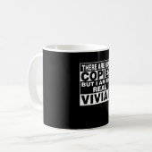 Ich bin Vivian Funny Personalisiertes Geschenk Kaffeetasse (Vorderseite Links)