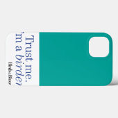 Ich bin Vogelbeobachter Case-Mate iPhone Hülle (Rückseite (Horizontal))