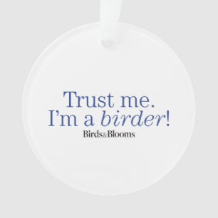 Ich bin Vogelbeobachter Ornament