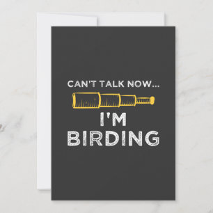 Ich bin Vogelbeobachtung Einladung