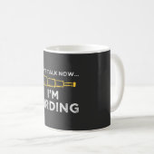 Ich bin Vogelbeobachtung Kaffeetasse (VorderseiteRechts)