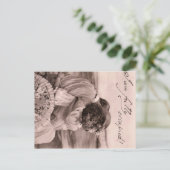 "Ich bin voll beschäftigt!" Vintager romantischer Postkarte (Stehend Vorderseite)