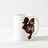 Ich bin voll Funny Erntedank Kaffeetasse (VorderseiteRechts)