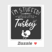 Ich bin voll mit einer kleinen, in der Türkei Cool Aufkleber (Blatt)