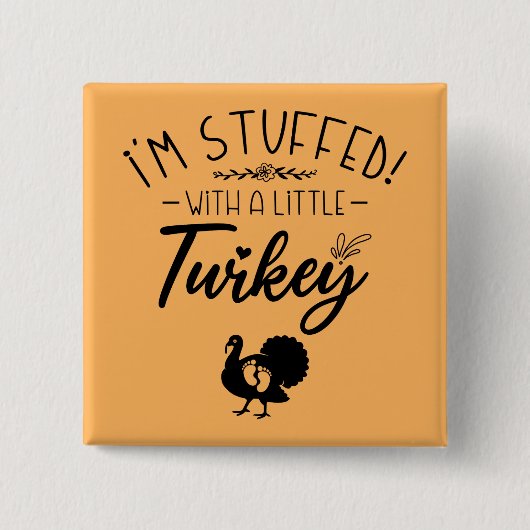 Ich bin voll mit einer kleinen, in der Türkei Cool Button (Vorderseite)