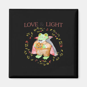 Ich bin voll von Liebe und leichtem Frosch Hallowe Magnet