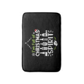 Ich bin voll von Weihnachtsgeist - Weihnachtsgeträ Badematte (Vorderseite Vertikal)