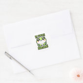 Ich bin völlig Phantastisch! Niedlich Toad Frog Pu Runder Aufkleber (Umschlag)