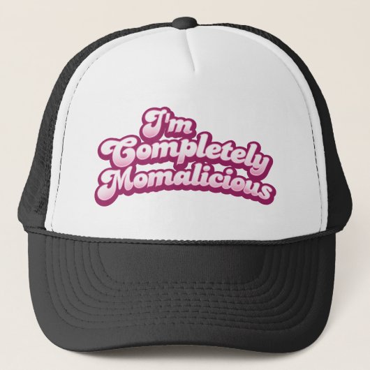 Ich bin vollständig momalicious! truckerkappe (Vorderseite)