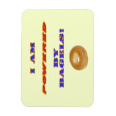 Ich bin von Bagels angetrieben Magnet (Vertikal)
