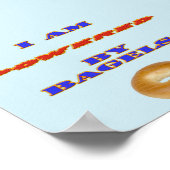Ich bin von Bagels angetrieben Poster (Ecke)