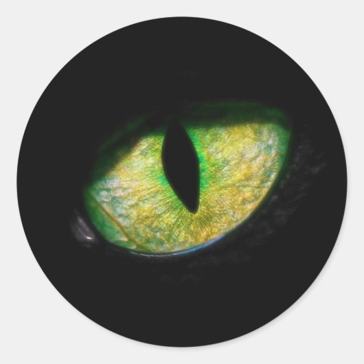 Ich bin von dem Auge in dir Runder Aufkleber (Vorderseite)