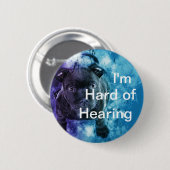 Ich bin von der Anhörung hart: niedliches Button (Vorne & Hinten)