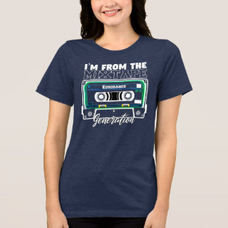 Ich bin von der Mixtape-Generation (Eurodance)  Tri-Blend Shirt