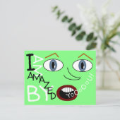 Ich bin von dir erstaunt - Nod Notes Postkarte (Stehend Vorderseite)