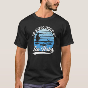Ich bin von Eislöchern umgeben, lustiger Winter-Ei T-Shirt