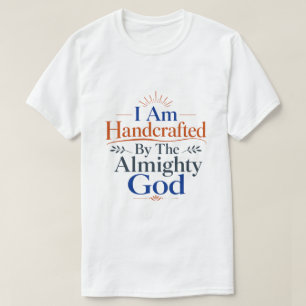 Ich bin von Gott höchstpersönlich handgefertigt Bi T-Shirt