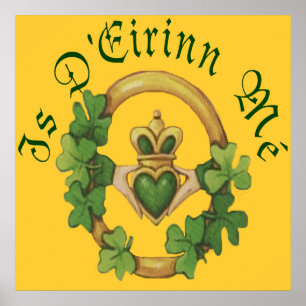 Ich bin von Irland Poster