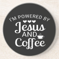 Ich bin von Jesus und den Untersetzer des Kaffees