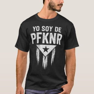 Ich bin von PFKNR Puerto Rico Flagge Stolz Boricua T-Shirt