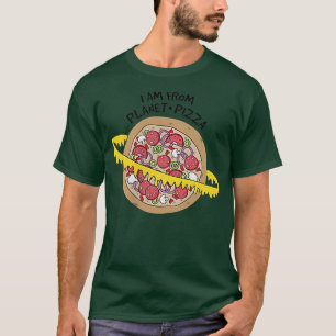Ich bin von Planet Pizza s, Pizza Planet  T-Shirt