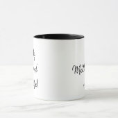 Ich bin vor und nach Kaffee-Tasse salzig Tasse (Zentrum)