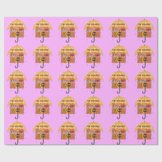 "Ich bin Vorstandsmitglied - ich vermisse dich: Ei Geschenkpapier (Flach)