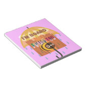 "Ich bin Vorstandsmitglied - ich vermisse dich: Ei Notizblock (angewinkelt)