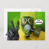 Ich bin wach! Postkarte (Vorne/Hinten)