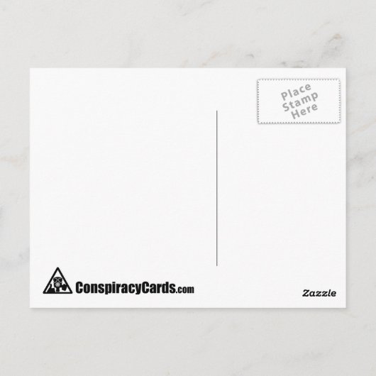 Ich bin wach! Postkarte (Rückseite)