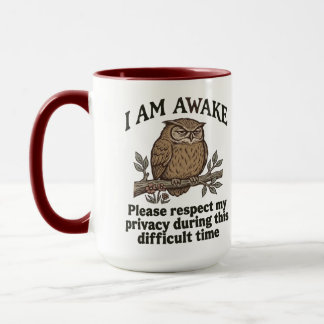 Ich bin wach tasse