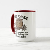 Ich bin wach tasse (Vorderseite Links)