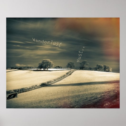 Ich bin Wander Beursache. Poster (Vorne)