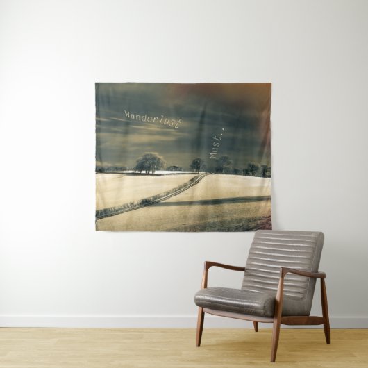 Ich bin Wander Beursache. Wandteppich (Beispiel (Horizontal))