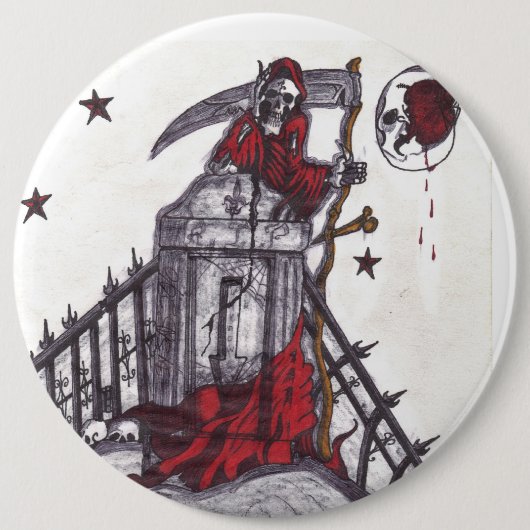 Ich bin wartete Knopf gewesen Button (Vorderseite)