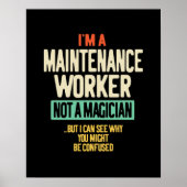 Ich bin Wartungspersonal und kein Magier Poster (Vorne)