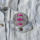 Ich bin was ich bin beliebiger Text Button (Beispiel)