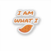 Ich bin was ich bin Classic Aufkleber (Vorderseite)