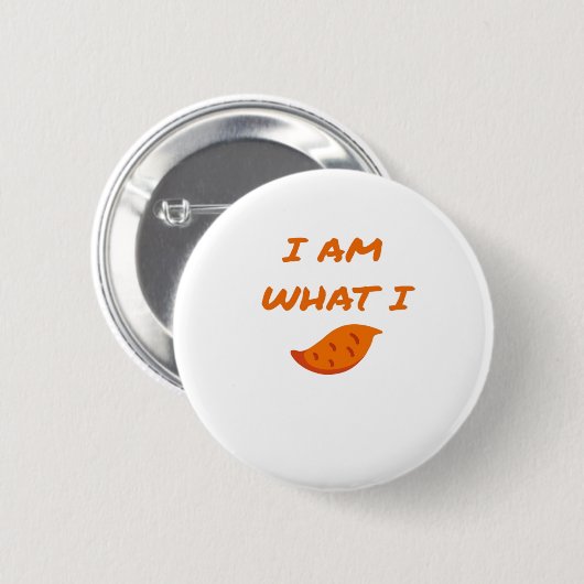 Ich bin was ich bin Classic Button (Vorne & Hinten)