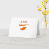 Ich bin was ich bin Classic Karte (Gelbe Blume)
