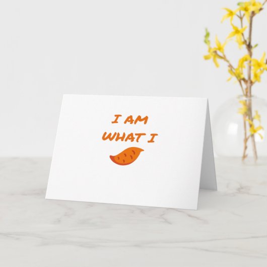 Ich bin was ich bin Classic Karte (Gelbe Blume)