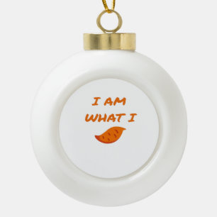 Ich bin was ich bin Classic Keramik Kugel-Ornament