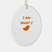 Ich bin was ich bin Classic Keramik Ornament (Rechts)