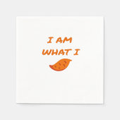 Ich bin was ich bin Classic Serviette (Vorderseite)