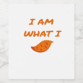 Ich bin was ich bin Classic Weinetikett (Einzelnes Label)