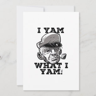 Ich bin, was ich bin Klassisches Meme-Design Feiertagskarte